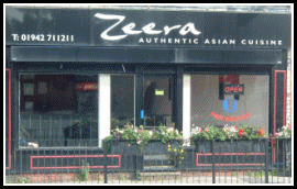 Zeera Authentic Indian Takeaway, 282 Wigan Road, Bryn (Bryn Cross), Ashton-in-Makerfield, WN4 0AR.